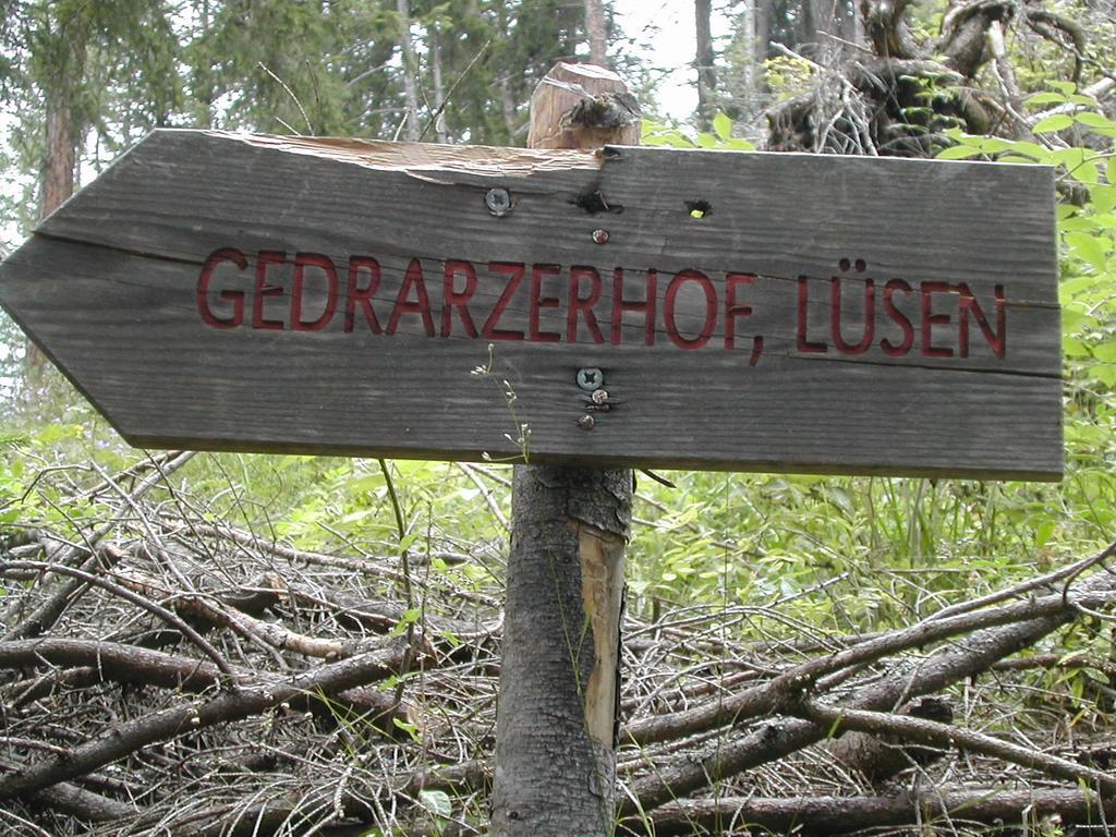 Appartement Gedrarzerhof à Luson Extérieur photo